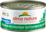 Almo Nature HQS Complete Chicken Recipe With Green Beans In Gravy